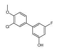 3-(3-chloro-4-methoxyphenyl)-5-fluorophenol结构式