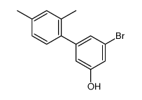 3-bromo-5-(2,4-dimethylphenyl)phenol Structure