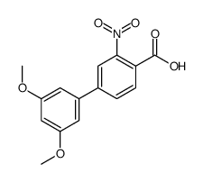 4-(3,5-dimethoxyphenyl)-2-nitrobenzoic acid结构式