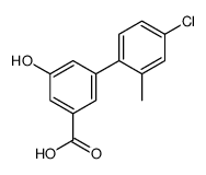 3-(4-chloro-2-methylphenyl)-5-hydroxybenzoic acid结构式