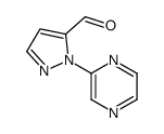 1-(PYRAZIN-2-YL)-1H-PYRAZOLE-5-CARBALDEHYDE Structure