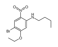 4-Bromo-N-butyl-5-ethoxy-2-nitroaniline structure