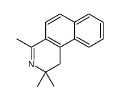 2,2,4-trimethyl-1H-benzo[f]isoquinoline结构式