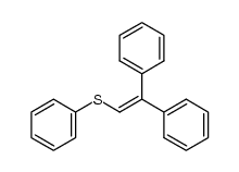1,1-diphenyl-2-(phenylthio)ethylene Structure