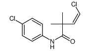 (E)-4-chloro-N-(4-chlorophenyl)-2,2-dimethylbut-3-enamide Structure