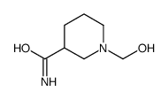 3-Piperidinecarboxamide,N-(hydroxymethyl)-(9CI)结构式