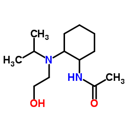 N-{2-[(2-Hydroxyethyl)(isopropyl)amino]cyclohexyl}acetamide Structure