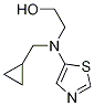 2-(Cyclopropyl-thiazol-5-ylMethyl-aMino)-ethanol结构式