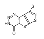 8-methylsulfanyl-1H-[1,2]thiazolo[2,3]thieno[2,4-b]triazin-4-one Structure