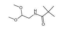 Propanamide,N-(2,2-dimethoxyethyl)-2,2-dimethyl-结构式