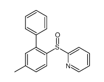 2-(5-methylbiphenyl-2-ylsulfinyl)pyridine Structure