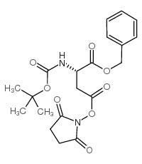 Boc-Asp(OSu)-OBzl structure