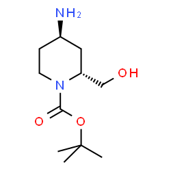 rel-(2R,4R)-4-氨基-2-(羟甲基)哌啶-1-甲酸叔丁酯图片