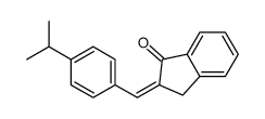 2-[(4-propan-2-ylphenyl)methylidene]-3H-inden-1-one Structure