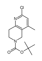 Tert-Butyl 2-Chloro-4-Methyl-7, 8-Dihydro-1, 6-Naphthyridine-6(5H)-Carboxylate Structure