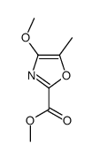 Methyl 4-methoxy-5-methyl-1,3-oxazole-2-carboxylate Structure