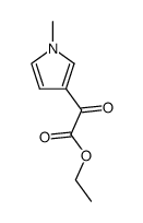 ethyl 1-methylpyrrole-3-glyoxylate Structure