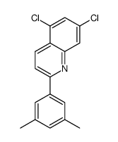 5,7-dichloro-2-(3,5-dimethylphenyl)quinoline Structure