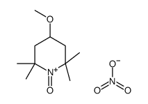 4-methoxy-2,2,6,6-tetramethylpiperidin-1-ium 1-oxide,nitrate结构式