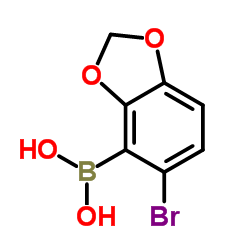 5-Bromobenzo[1,3]dioxole-4-boronic acid picture