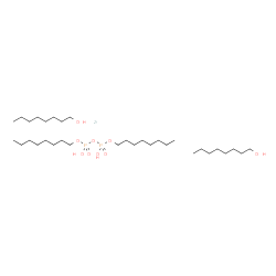 Cyclo-(dioctylpyrophosphato-O,O)-bis-(2-ethylhexanolato)-zirconium structure