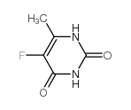 2,4(1H,3H)-Pyrimidinedione,5-fluoro-6-methyl-结构式