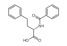(S)-2-benzoylamino-4-phenylbutyric acid Structure