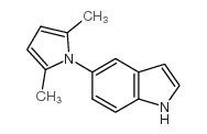 5-(2,5-DIMETHYLPYRROL-1-YL)-INDOLE structure