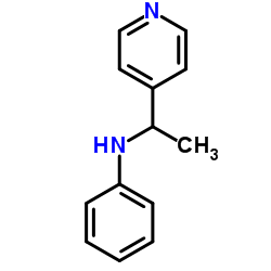 PHENYL-(1-PYRIDIN-4-YL-ETHYL)-AMINE Structure