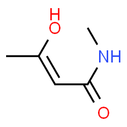 2-Butenamide, 3-hydroxy-N-methyl-, (Z)- (9CI) Structure