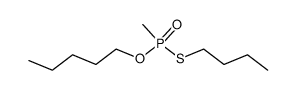 O-Amyl-S-butylmethylthiophosphonat结构式