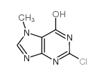 6H-Purin-6-one,2-chloro-1,7-dihydro-7-methyl- picture