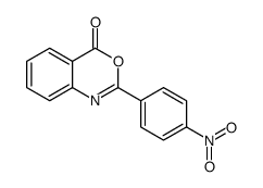 2-(4-Nitrophenyl)-4H-3,1-benzoxazin-4-one Structure
