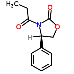 (R)-4-Phenyl-3-propionyloxazolidin-2-one Structure