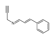 3-phenyl-N-prop-2-ynylprop-2-en-1-imine结构式