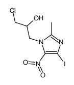 1-chloro-3-(4-iodo-2-methyl-5-nitroimidazol-1-yl)propan-2-ol Structure