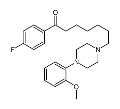 1-(4-fluorophenyl)-7-[4-(2-methoxyphenyl)piperazin-1-yl]heptan-1-one Structure