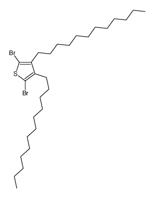 2,5-dibromo-3,4-didodecylthiophene结构式