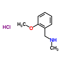 1-(2-Methoxyphenyl)-N-methylmethanamine hydrochloride structure