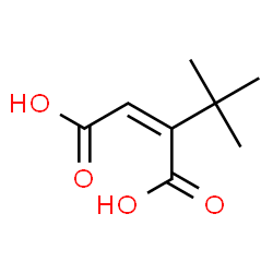 (Z)-2-tert-butylbut-2-enedioic acid结构式