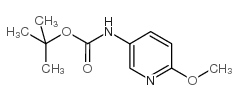 Tert-butyl 6-methoxypyridin-3-ylcarbamate Structure