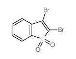 Benzo[b]thiophene,2,3-dibromo-, 1,1-dioxide Structure