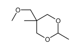 5β-(Methoxymethyl)-2β,5α-dimethyl-1,3-dioxane structure