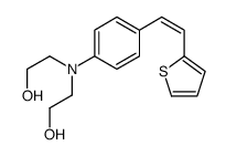 2-[N-(2-hydroxyethyl)-4-(2-thiophen-2-ylethenyl)anilino]ethanol Structure