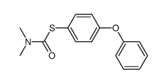 S-4-phenoxyphenyl-N-N-dimethylthiocarbamate结构式