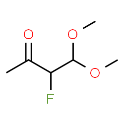 2-Butanone,3-fluoro-4,4-dimethoxy-结构式