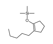 trimethyl-(2-pentylcyclopenten-1-yl)oxysilane结构式