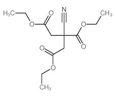 1,2,3-triethyl 2-cyanopropane-1,2,3-tricarboxylate Structure