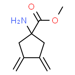 Cyclopentanecarboxylic acid, 1-amino-3,4-bis(methylene)-, methyl ester (9CI)结构式