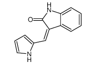 3-(1H-pyrrol-2-ylmethylidene)-1H-indol-2-one结构式